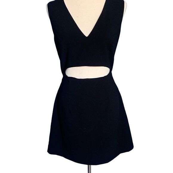 NEW French Connection Whisper Cut-Out Mini Dress- Size 10 - Picture 4 of 10